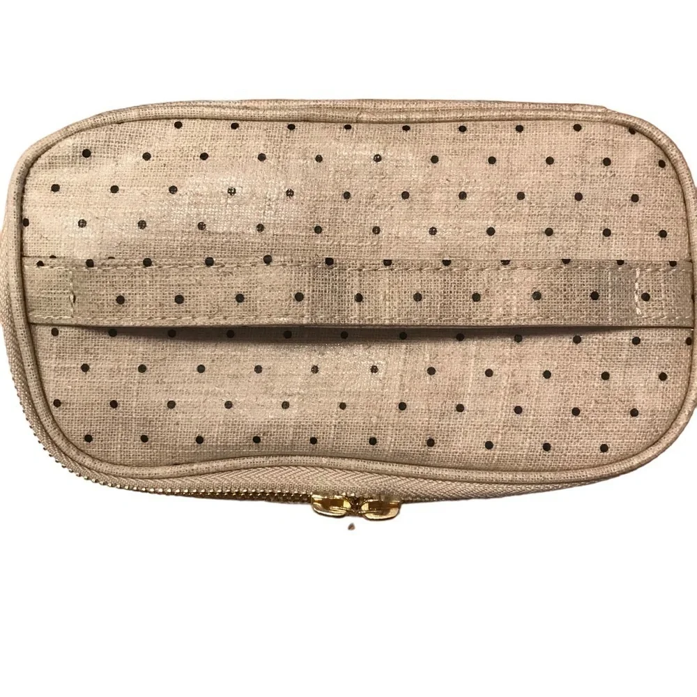Kate Spade Out To Lunch Tote Cream Black Polka Dot